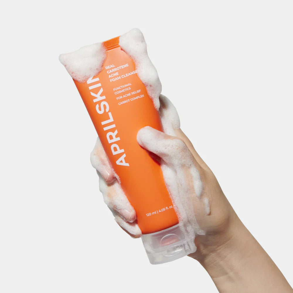 Real Carrotene Acne Foam Cleanser 120ml