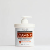 Advanced Clinicals Vitamin C Brightening Body Cream 16oz (454 g)