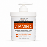 Advanced Clinicals Vitamin C Brightening Body Cream 16oz (454 g)