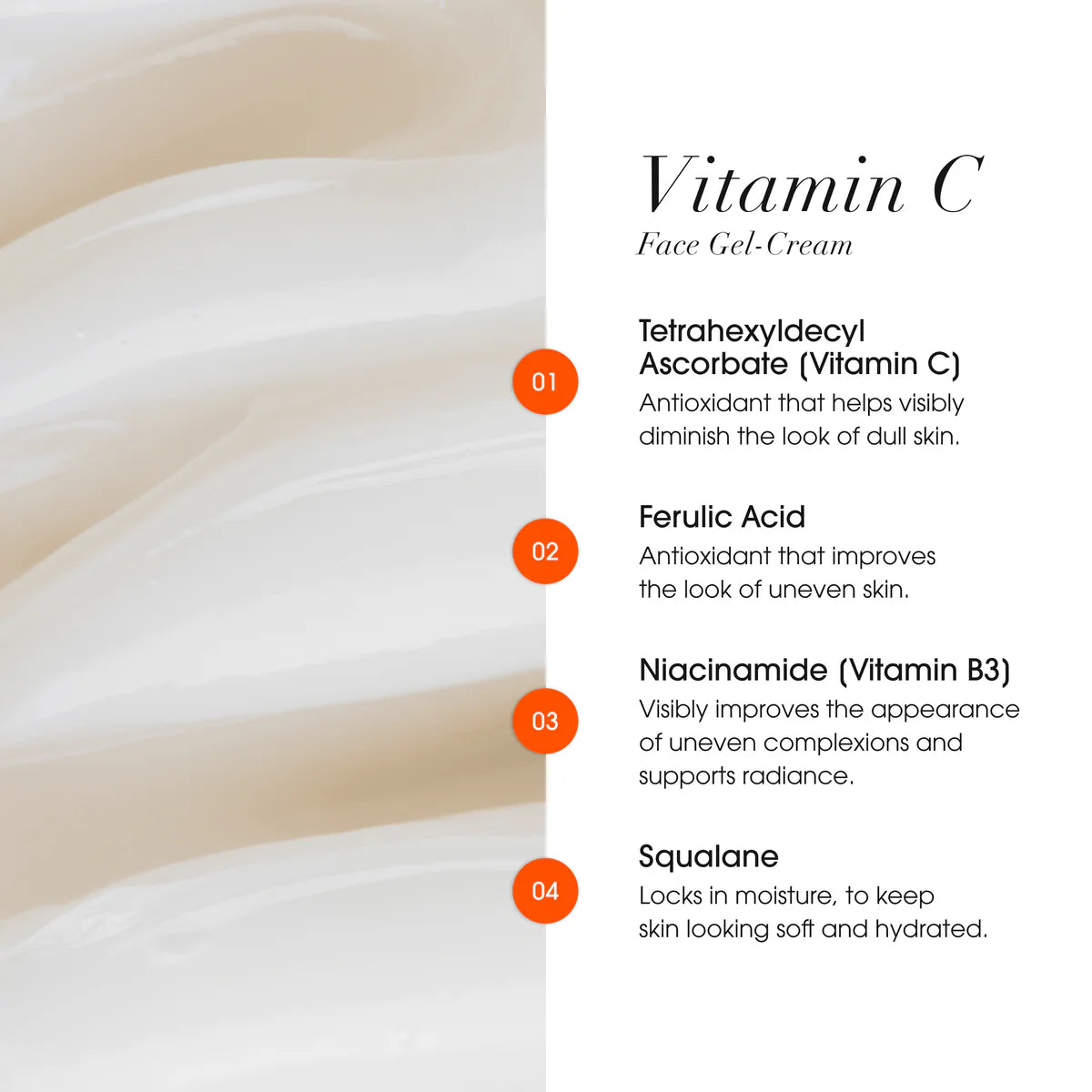 Advanced Clinicals Vitamin C Face Brightening Gel Cream 2oz/ 59ml