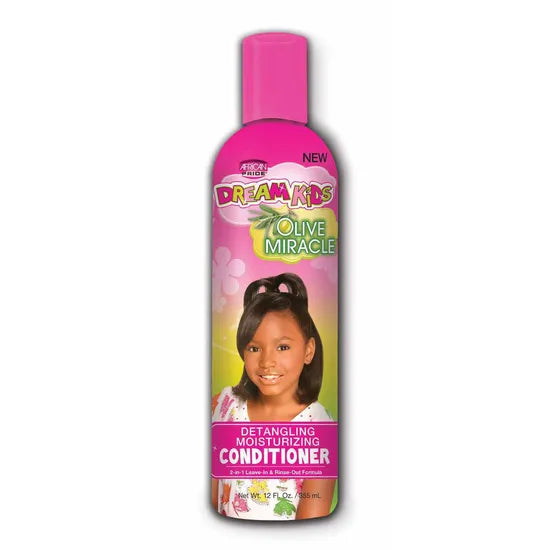 African Pride Dream Kids Olive Miracle Detangling Moisturizing Conditioner (355ml)