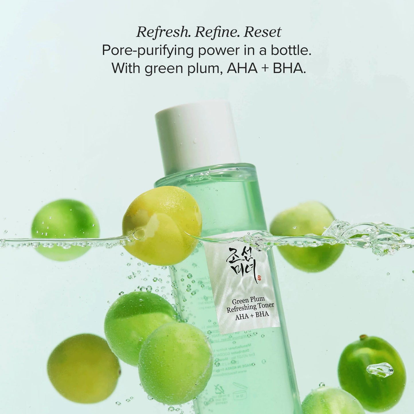 Green Plum Refreshing Toner: AHA + BHA 150ml