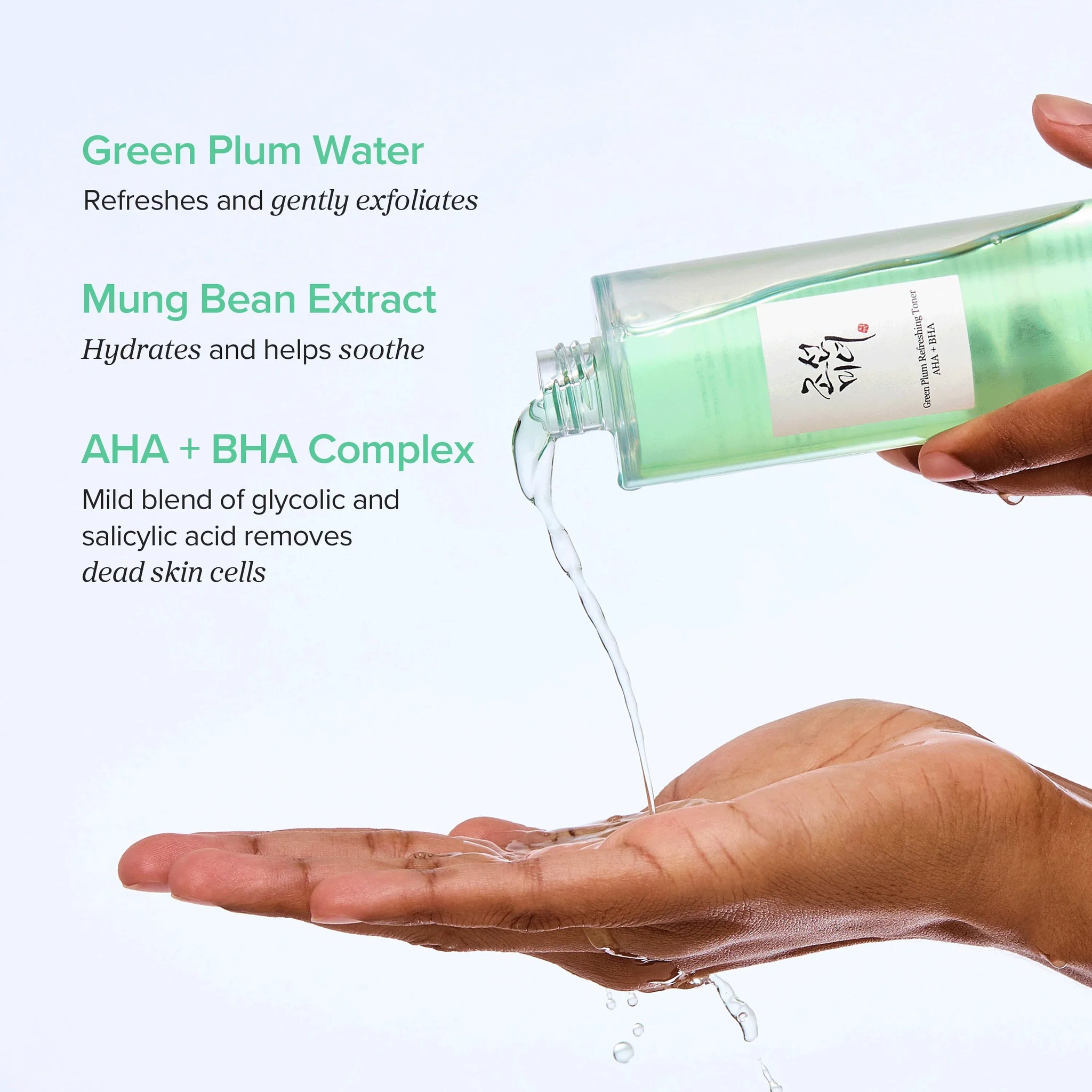 Green Plum Refreshing Toner: AHA + BHA 150ml
