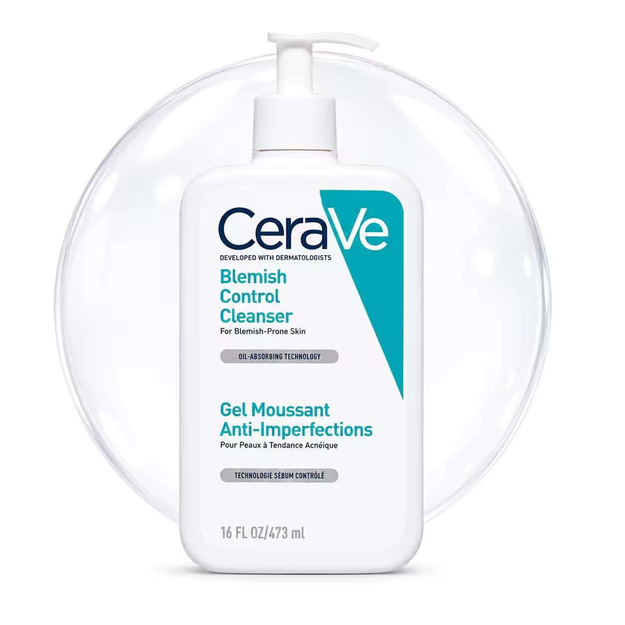CeraVe Blemish Control Face Cleanser for Acne-Prone Skin