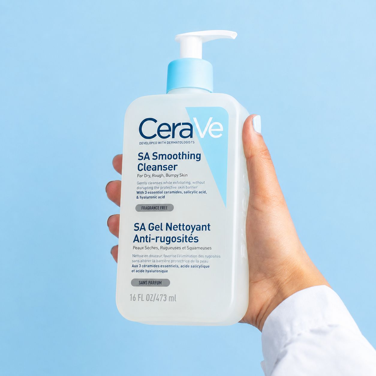 CeraVe SA Smoothing Exfoliating Cleanser for Rough & Bumpy Skin