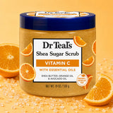 Dr Teal’s Shea Sugar Body Scrub with Citrus Essential Oils & Vitamin C 538g