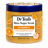 Dr Teal’s Shea Sugar Body Scrub with Citrus Essential Oils & Vitamin C 538g