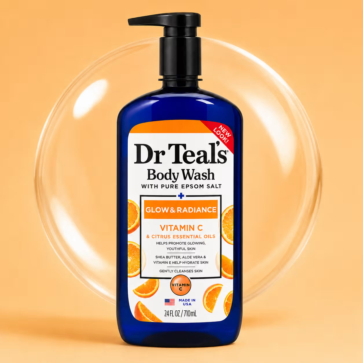 Dr Teal's Vitamin C Body Wash 24oz / 710ml
