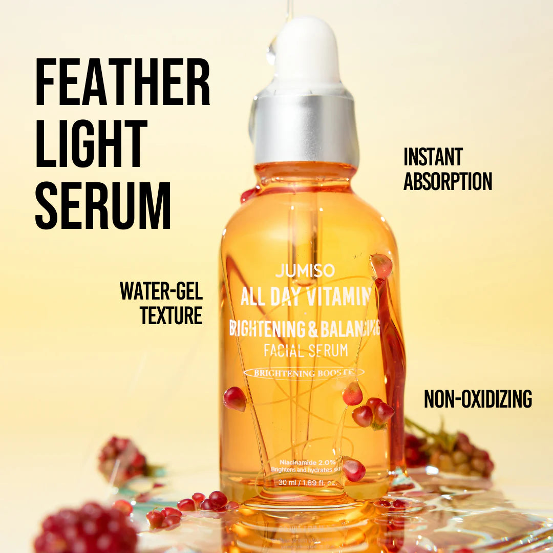 JUMISO All Day Vitamin Brightening & Balancing Facial Serum 30ml
