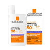 La Roche-Posay Anthelios UVMune 400 sunscreen bottle and packaging on a white background