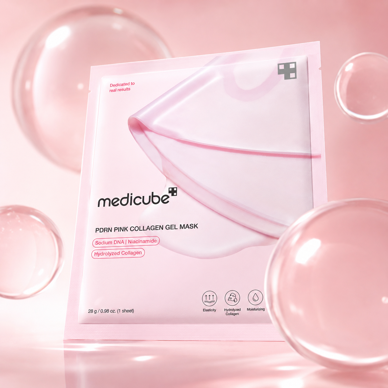 MEDICUBE PDRN Pink Collagen Gel Mask (28g x 4ea)