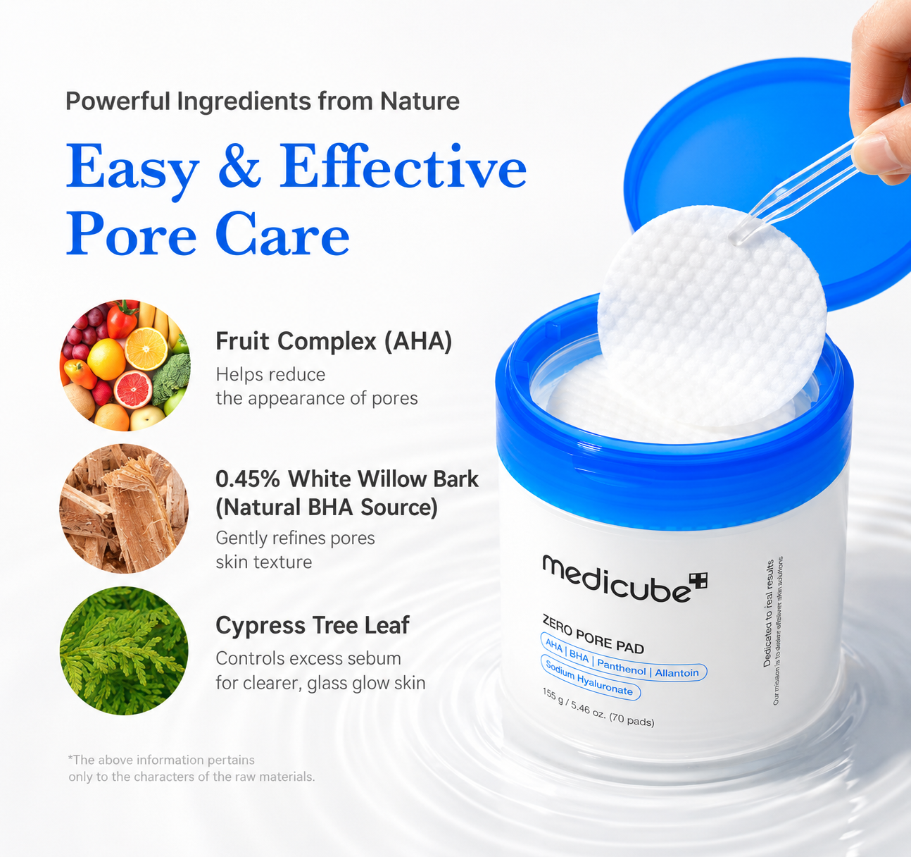MEDICUBE 2024 Zero Pore Pad 2.0 (70ea) 155g