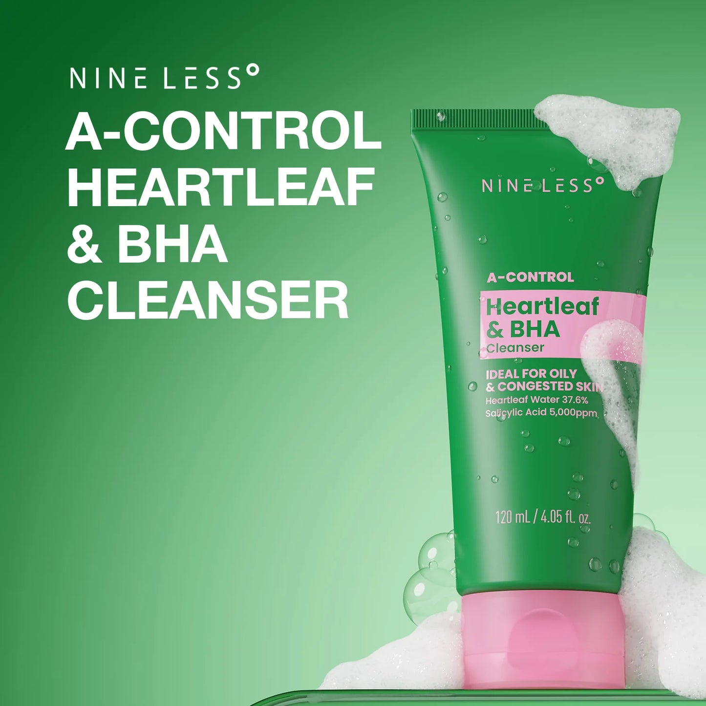 A-Control Heartleaf & BHA Cleanser 120ml