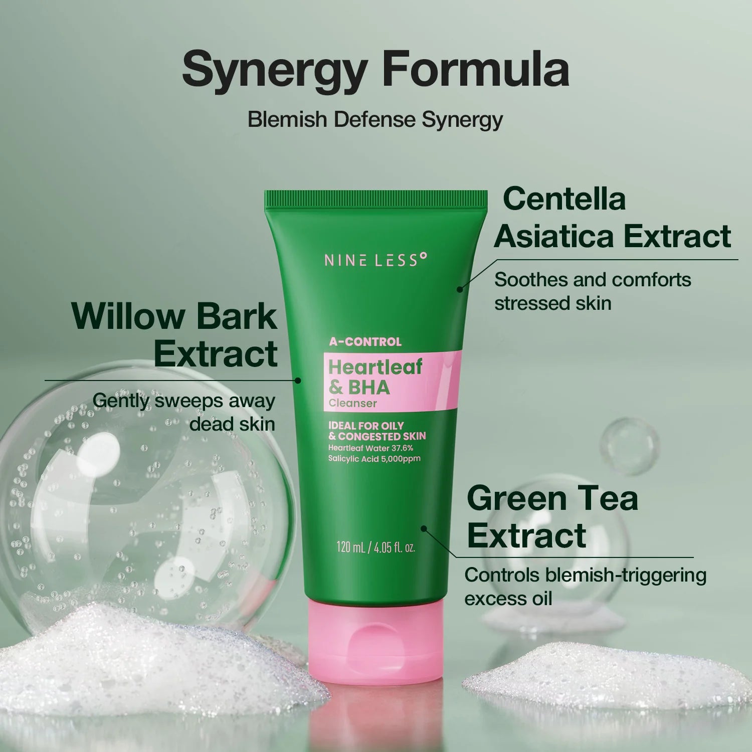 A-Control Heartleaf & BHA Cleanser 120ml