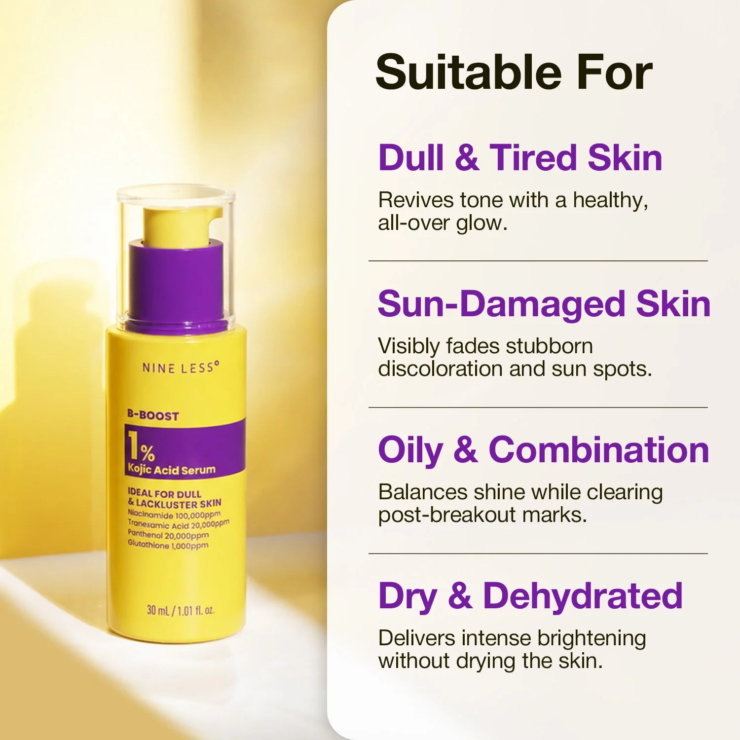 B-Boost 1% Kojic Acid Serum 30ml