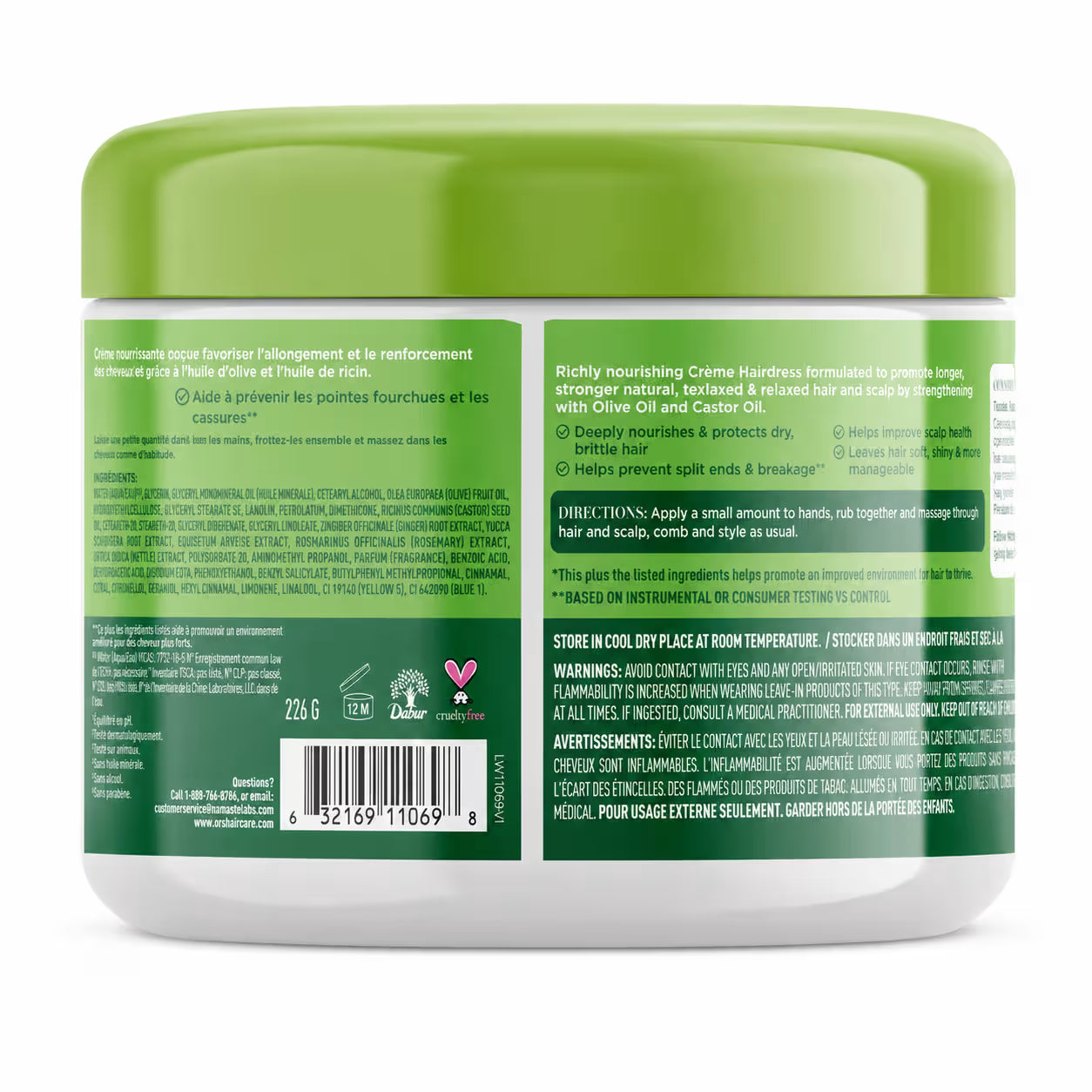 ORS Olive Oil Fortifying Hair Crème - 226g / 8oz