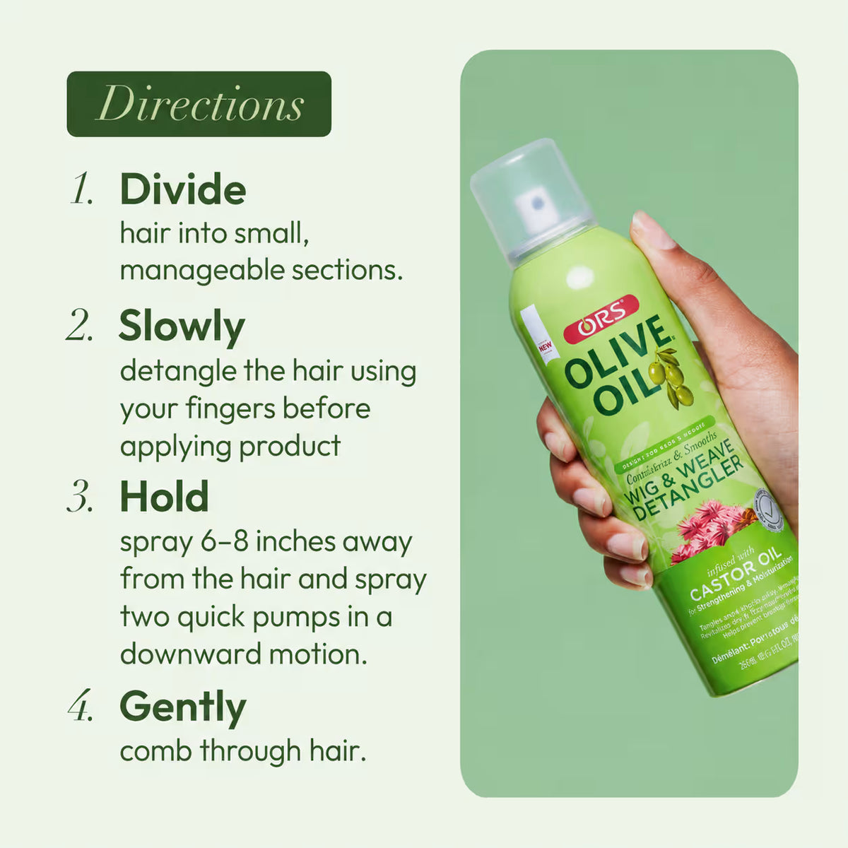ORS Olive Oil Wig & Weave Detangler (216ml)
