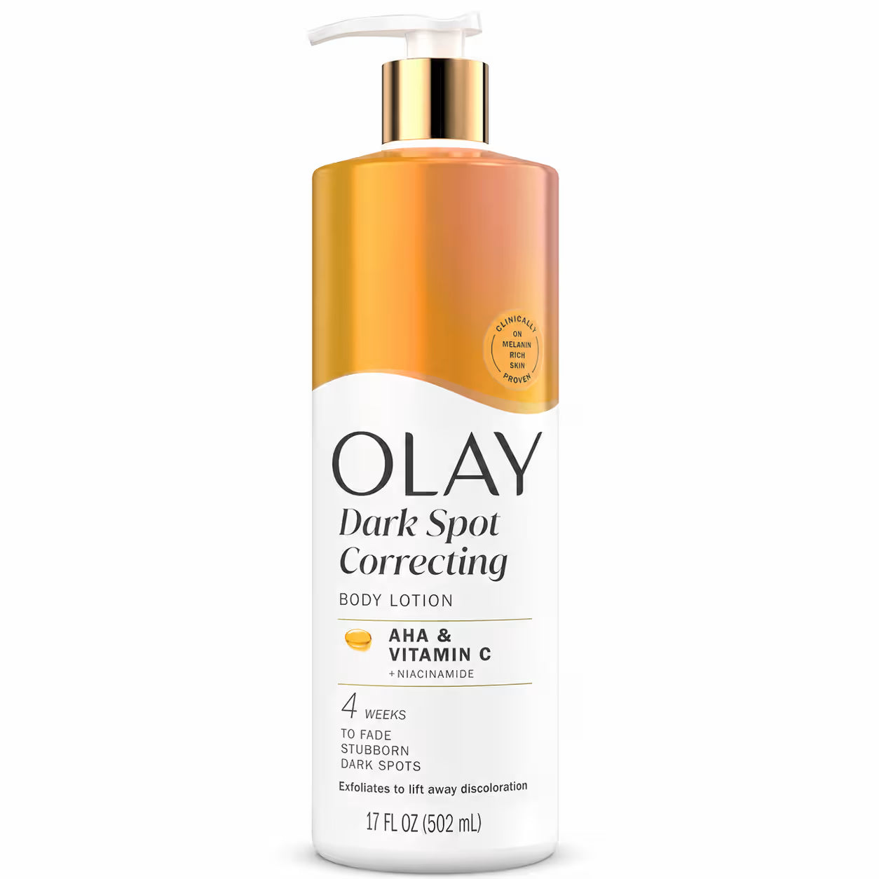 Olay Dark Spot Correcting Body Lotion with AHA, Vitamin C & Niacinamide 502ml