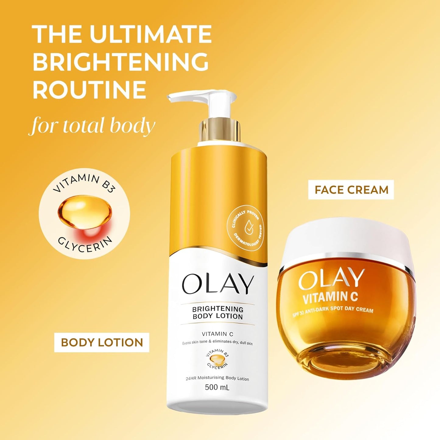 Olay Vitamin C Brightening Body Lotion 500ml