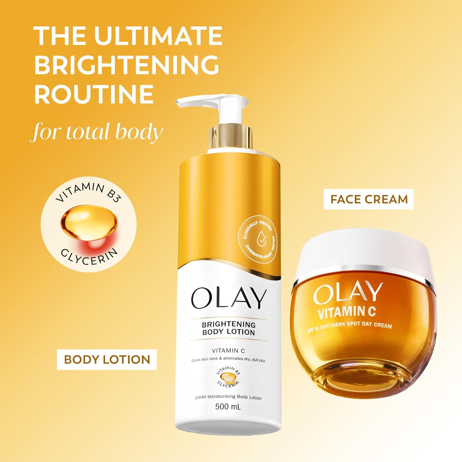 Olay Vitamin C Brightening Body Lotion 500ml