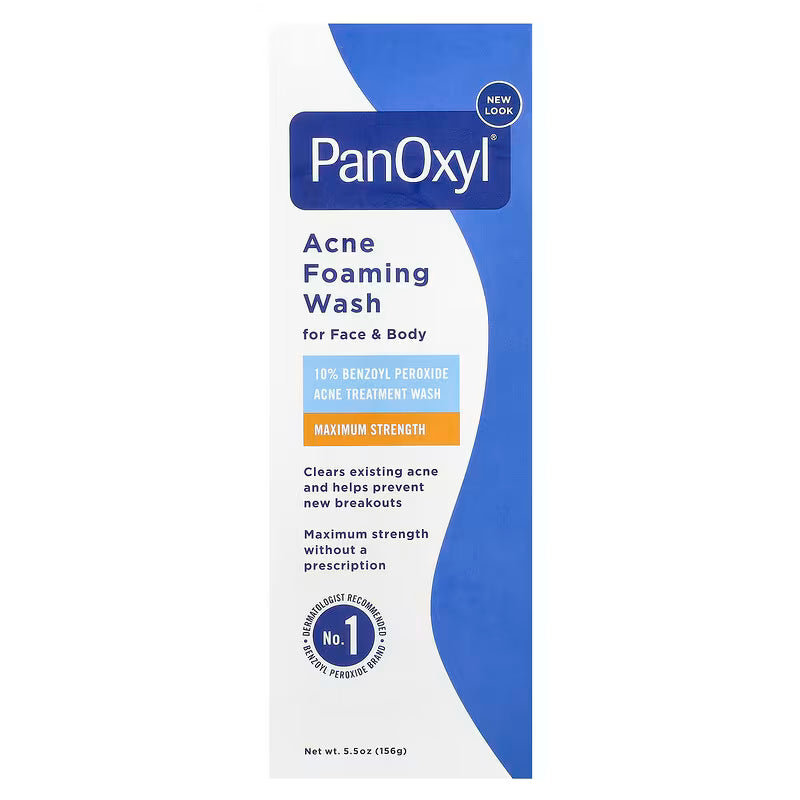 PanOxyl Acne Foaming Wash 10% Benzoyl Peroxide 5.5oz