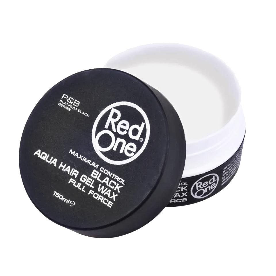 Red One Aqua Hair Gel Wax 150ml - Black