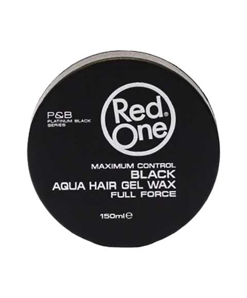 Red One Aqua Hair Gel Wax 150ml - Black
