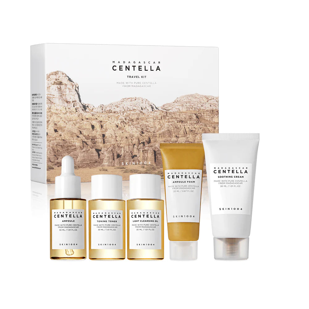 SKIN1004 Madagascar Centella Travel Kit -  5-Piece K-Beauty Set