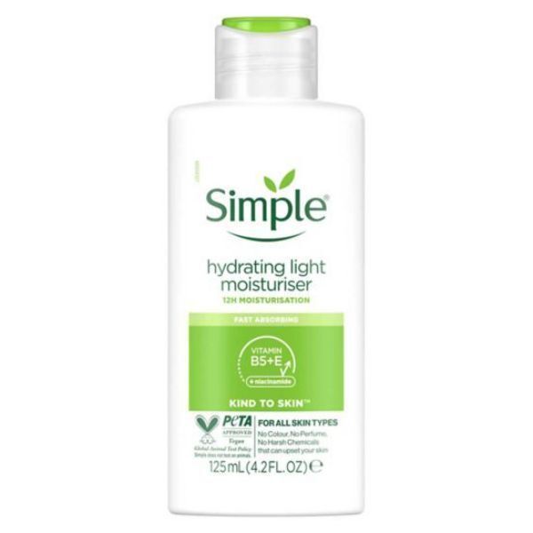 Simple Kind to Skin Hydrating Light Moisturiser 125ml