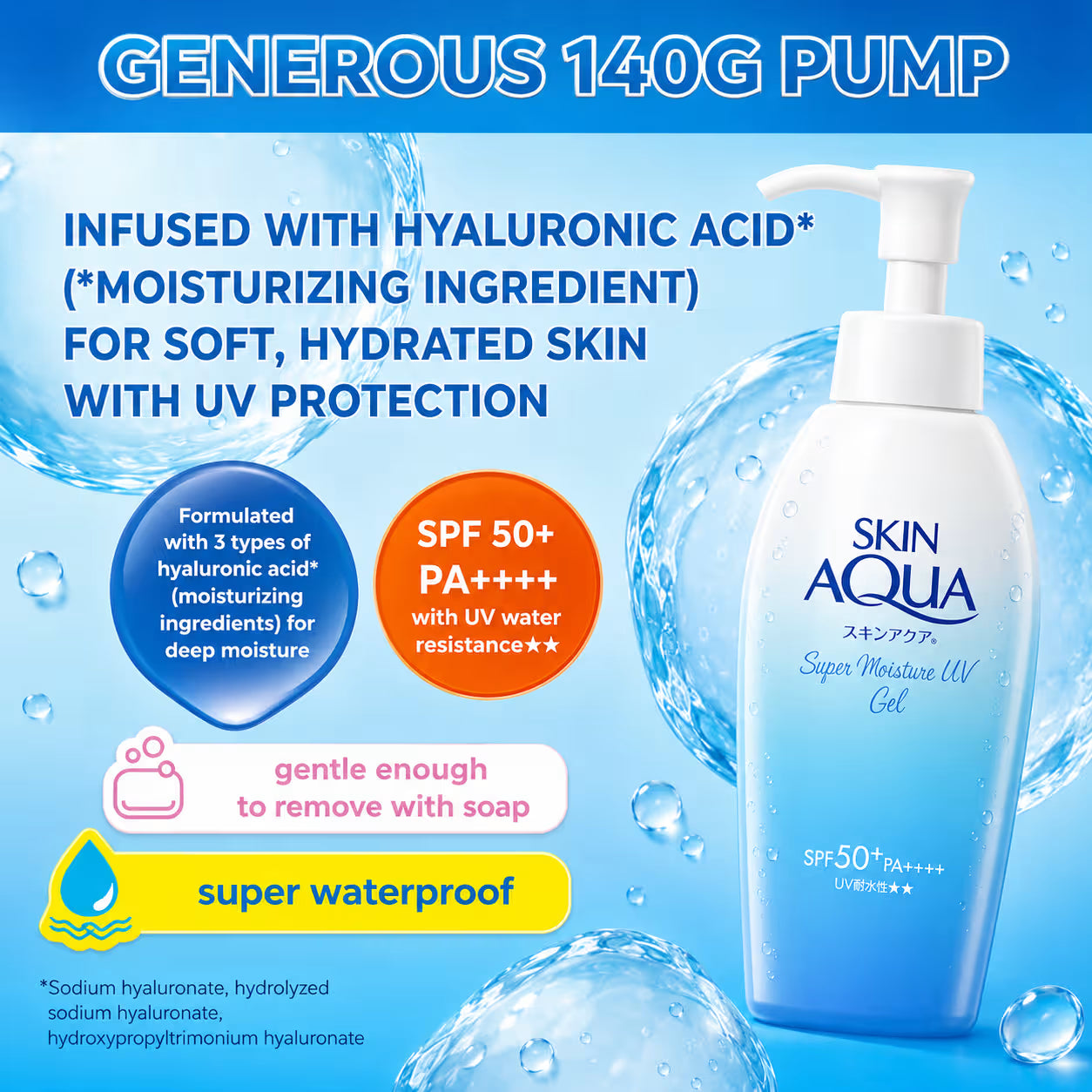 Skin Aqua Super Moisture UV Gel SPF50+ PA++++ 110g