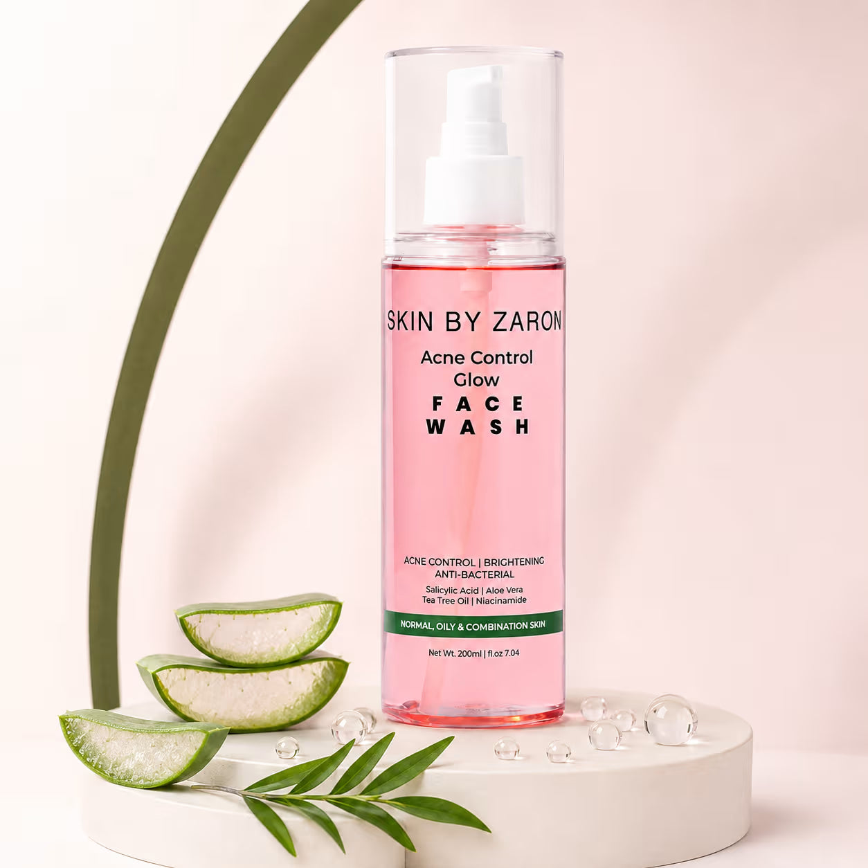 Skin By Zaron Acne Control Glow Face Wash 200ml