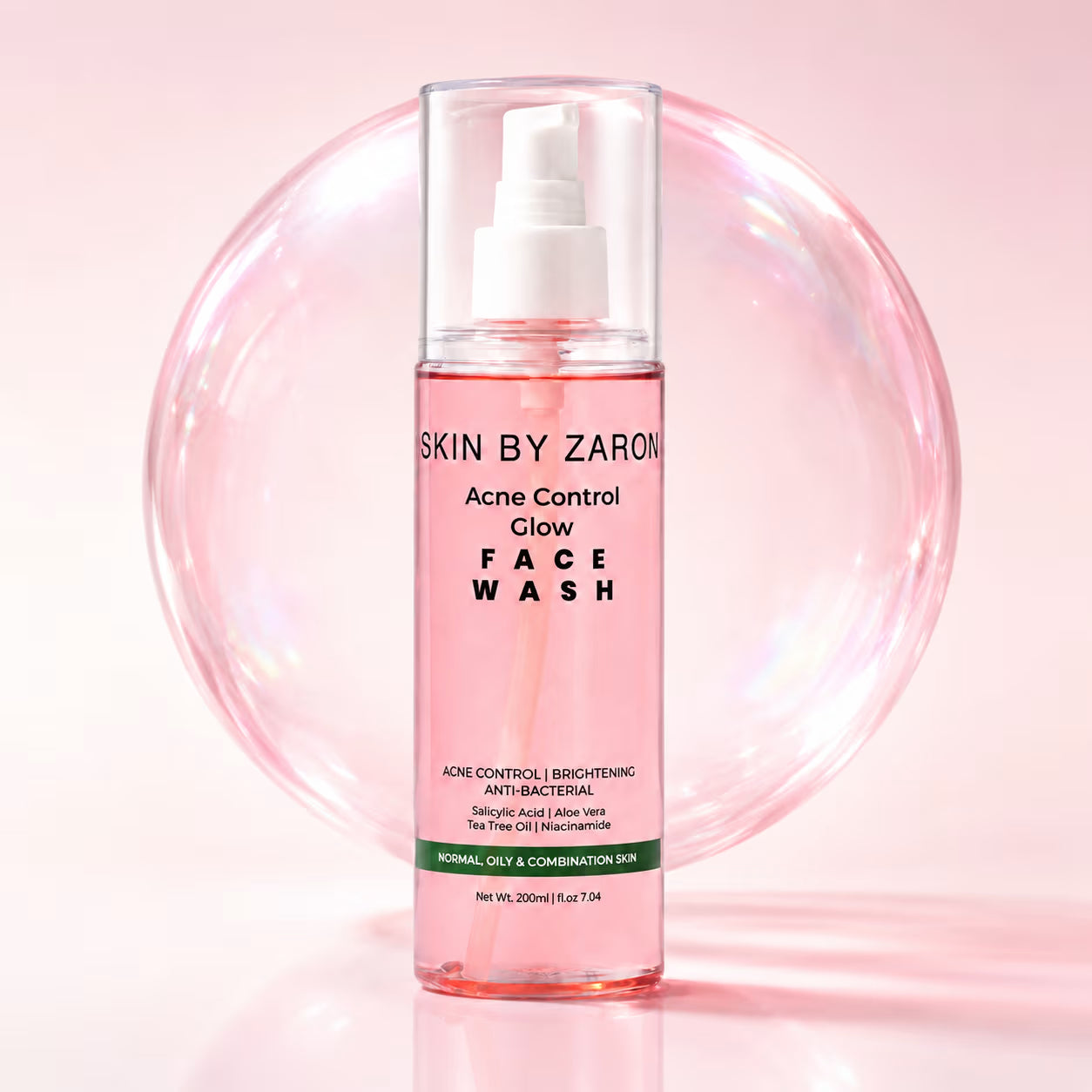 Skin By Zaron Acne Control Glow Face Wash 200ml