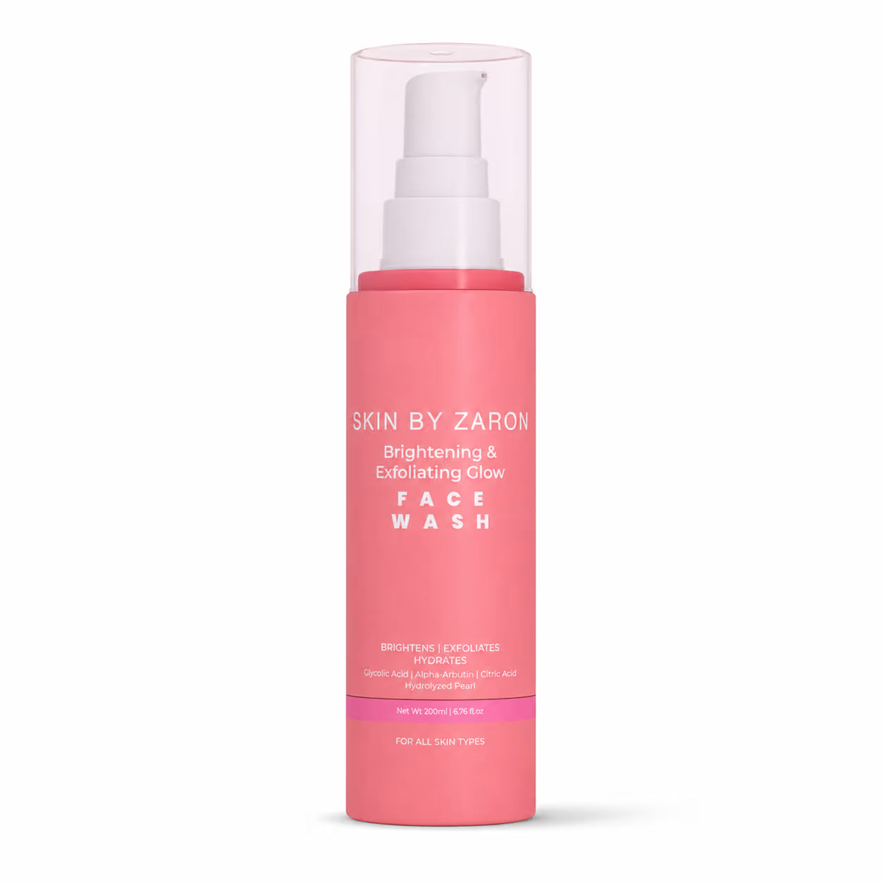 Skin By Zaron Brightening & Exfoliating Glow Face Wash 200ml