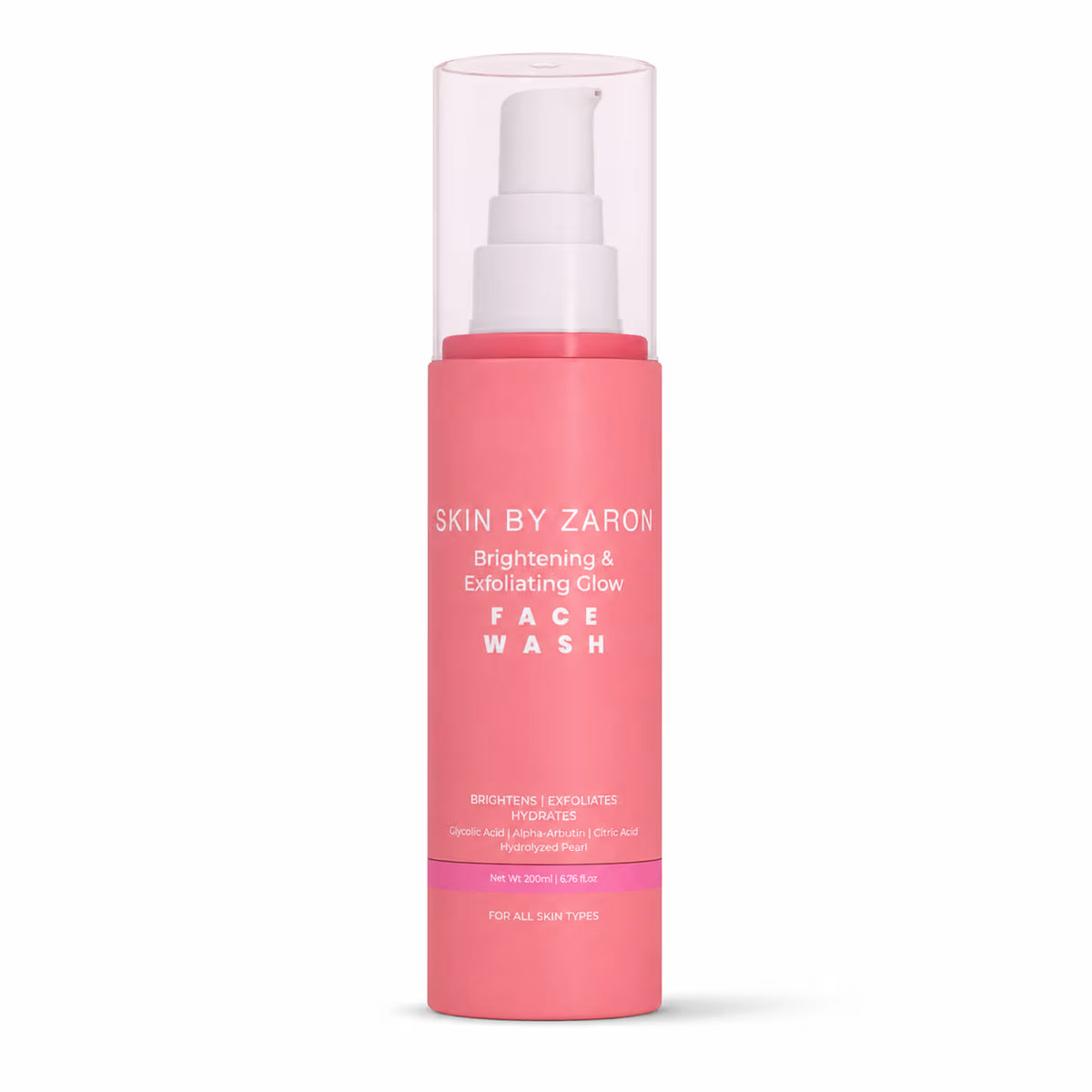 Skin By Zaron Brightening & Exfoliating Glow Face Wash 200ml