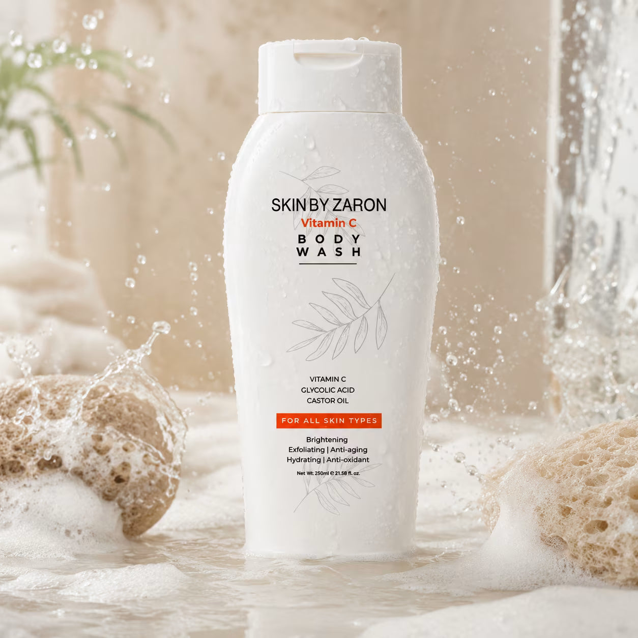 Skin by Zaron Vitamin C Brightening Body Wash