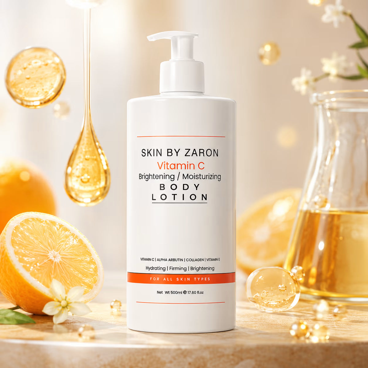 Skin by Zaron Vitamin C Brightening Lotion