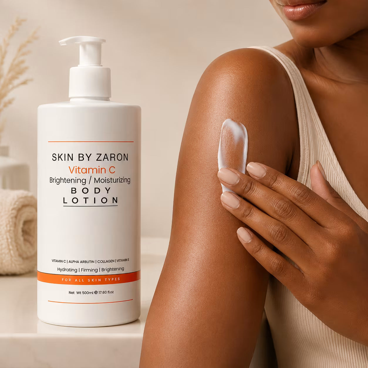 Skin by Zaron Vitamin C Brightening Lotion