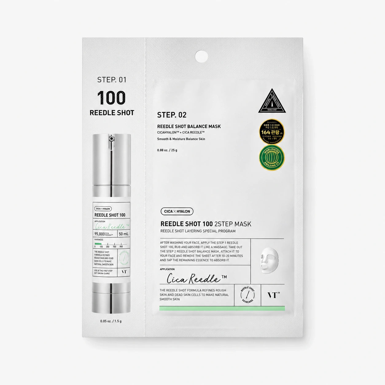 VT Reedle Shot 2-Step Mask 100 (1.5g+25g)