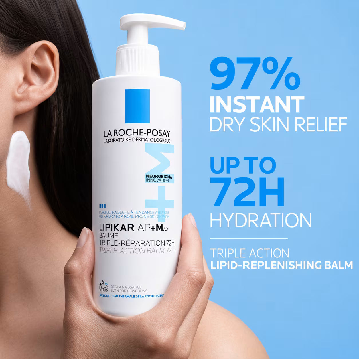 La Roche-Posay Lipikar Balm AP+Max for Ultra-Dry & Eczema-Prone Skin 400ml