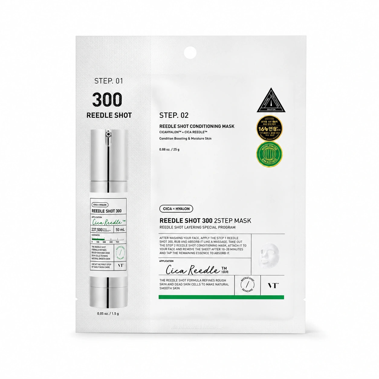 VT Reedle Shot 2-Step Mask 300 (1.5g+25g)
